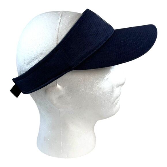 PGA Tour Airflux Mesh Adjustable Golf Visor Navy Blue Sun Protection Sport Hat - Picture 6 of 8
